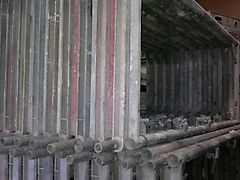 Layher Blitz scaffold edge protection andamio protección échafaudag
