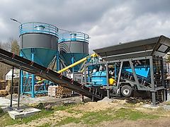 Constmach 30 M3 Small Mobile Concrete Mixing Plant