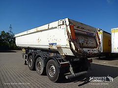 Schmitz Semitrailer Tipper Steel half pipe body 28m³