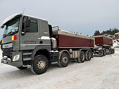 Daf CF 510 FAD 8x4 2017 Sora-auto + Letkukasettikärry