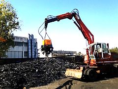 Hydraulikmagnet NBHMG 105 Schrottmagnet für Bagger ab 19 t - MIETE