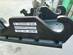 Verachtert - SW-Adapterplatte CW 45S - gebohrt für Rotar ASG RSG 1000 - Ident-Maße: 90-560-570-560-90 - Bagger: 25t-45t