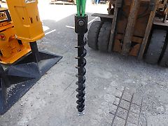 Auger Torque - Erd-Bohrer/ Bohr-Schnecke S4, d=65mm, D=100mm - Bohrantrieb: X2.000-4.500 MAX- Länge: 1200 mm, - für auswechselbare Spitze- Bagger: 1t - 5t Minibagger