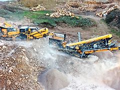 Fabo FTI-130S & FTS-1560 MOBILE CRUSHING SCREENING PLANT