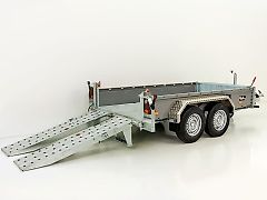 vezeko Baumaschinenanhänger BA 155x360cm 3,5t|SB|Schwenk-Rampen|g